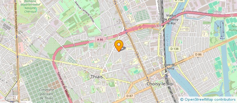 localisation de l'entreprise MONSIEUR OSCAR PORTOIS  THIAIS