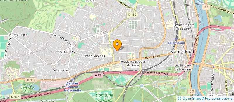 localisation de l'entreprise MONSIEUR OSCAR ROBERT-BESLE à SAINT-CLOUD