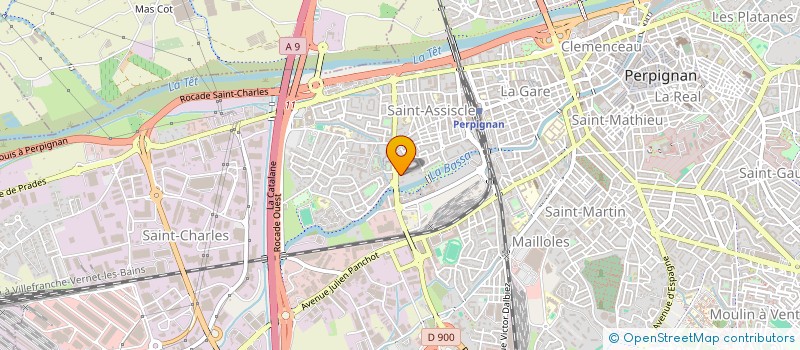 localisation de l'entreprise MONSIEUR OSCAR ROMAN GIL  PERPIGNAN
