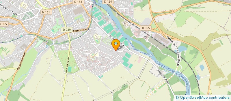 localisation de l'entreprise MONSIEUR OSCAR SANDER  AUXERRE