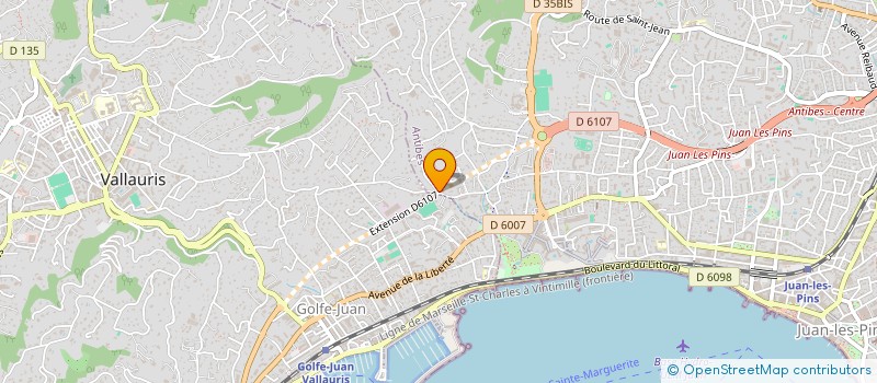 localisation de l'entreprise MONSIEUR OSCAR SASSI à ANTIBES