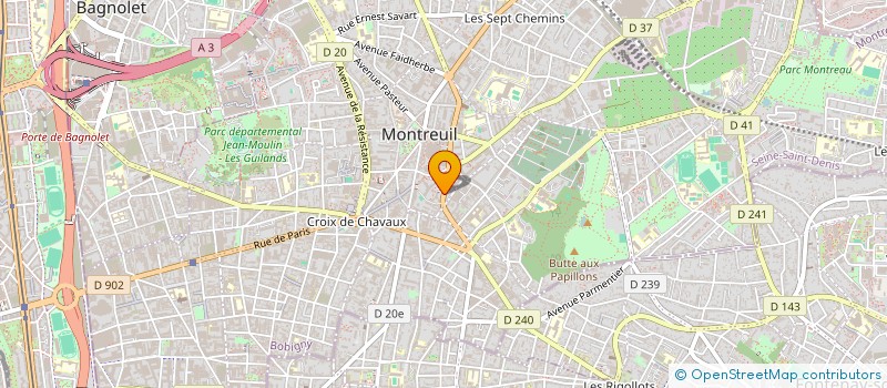 localisation de l'entreprise MONSIEUR OSCAR SOW à MONTREUIL