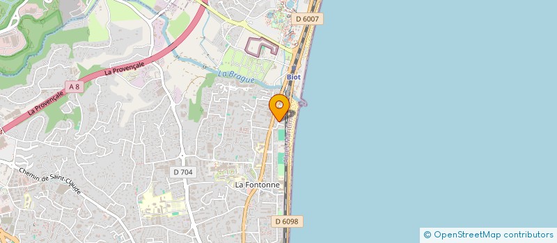 localisation de l'entreprise MONSIEUR OSCAR STAIANO  ANTIBES