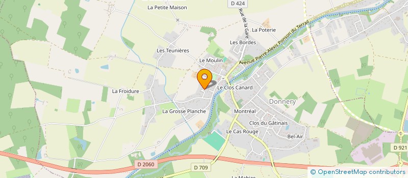 localisation de l'entreprise MONSIEUR OSCAR TEIXEIRA à DONNERY