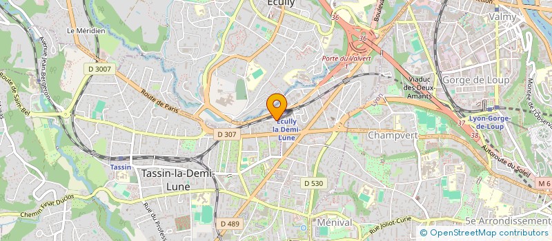 localisation de l'entreprise MONSIEUR OSCAR VINCENT  TASSIN-LA-DEMI-LUNE