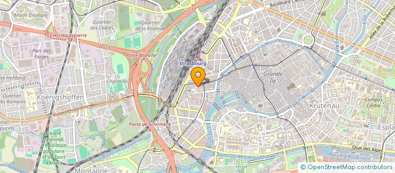localisation de l'entreprise MONSIEUR OSCAR WEISS à STRASBOURG
