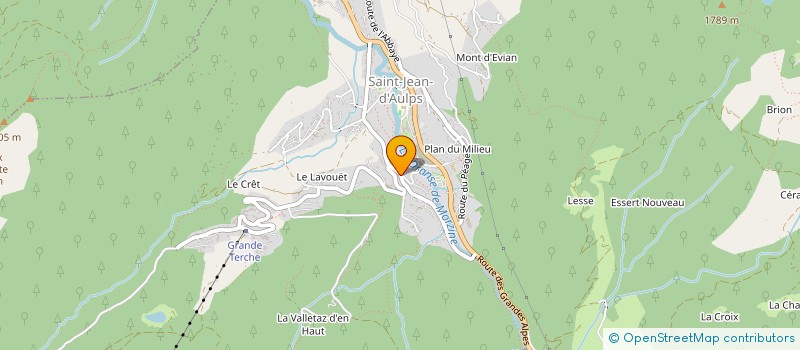 localisation de l'entreprise MONSIEUR OSCAR WOMBELL  SAINT-JEAN-D'AULPS