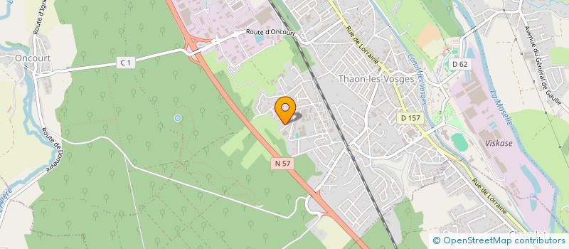 localisation de l'entreprise MONSIEUR OSE ADOLPHE  THAON-LES-VOSGES