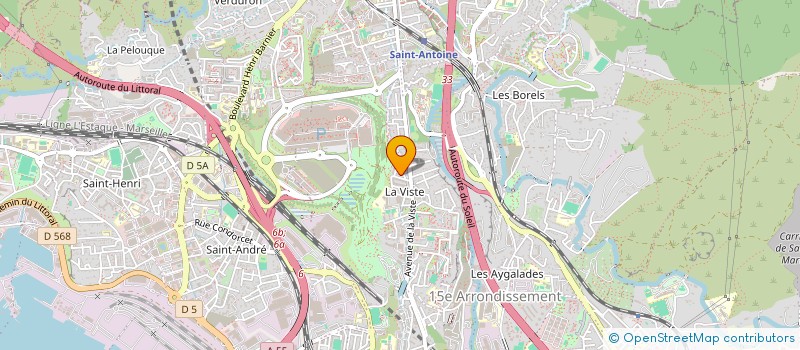 localisation de l'entreprise MONSIEUR OSEWE EHIS à MARSEILLE 15