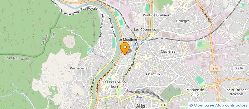 localisation de l'entreprise MONSIEUR OSIN GOUMIRI  ALES