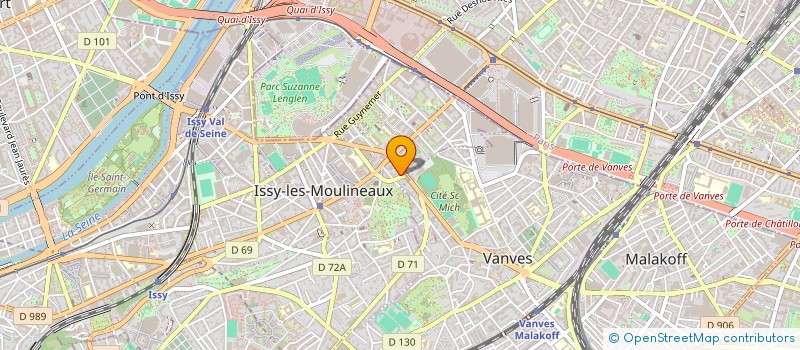 localisation de l'entreprise MONSIEUR OSIRIS GOMEZ GONZALEZ à ISSY-LES-MOULINEAUX
