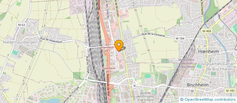 localisation de l'entreprise MONSIEUR OSKAN GENC  HNHEIM