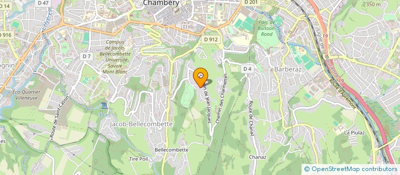 localisation de l'entreprise MONSIEUR OSKAR COGNET  CHAMBERY