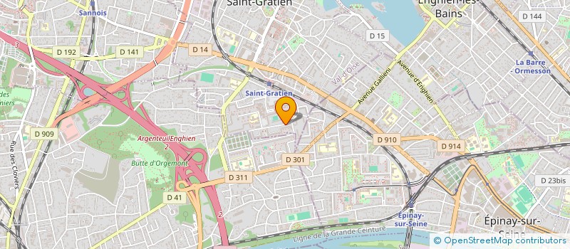 localisation de l'entreprise MONSIEUR OSLET PROSPERE  SAINT-GRATIEN