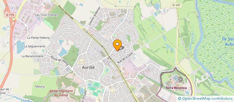 localisation de l'entreprise MONSIEUR OSMAN ABDULLAH BIRER  AVRILLE