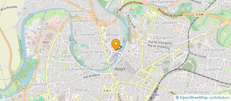 localisation de l'entreprise MONSIEUR OSMAN ADEL  NIORT