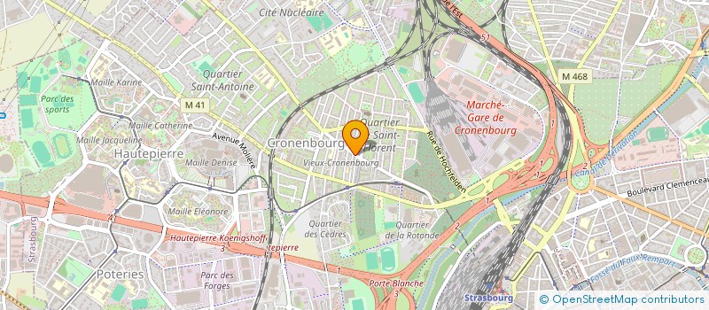 localisation de l'entreprise MONSIEUR OSMAN AKGUL à STRASBOURG