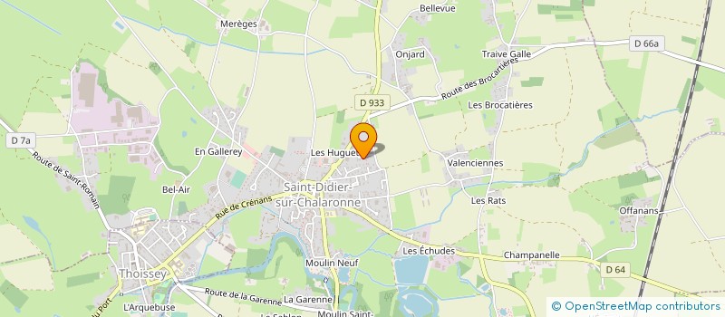 localisation de l'entreprise MONSIEUR OSMAN ALTIN à SAINT-DIDIER-SUR-CHALARONNE