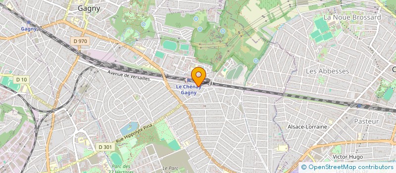 localisation de l'entreprise MONSIEUR OSMAN AMARKHEL  GAGNY