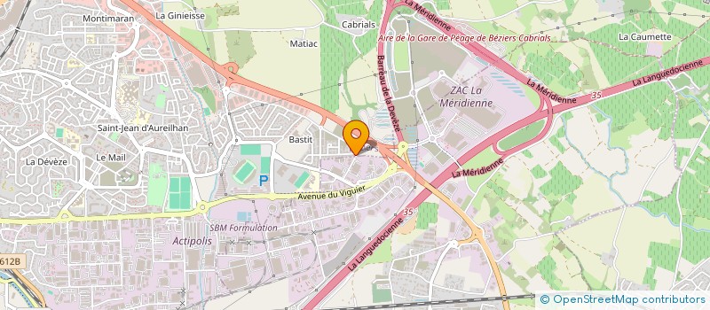 localisation de l'entreprise MONSIEUR OSMAN AYDIN à BEZIERS