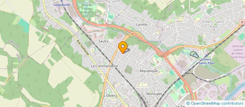 localisation de l'entreprise MONSIEUR OSMAN BAH  NOGENT-SUR-OISE