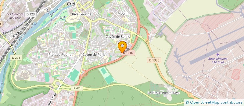 localisation de l'entreprise MONSIEUR OSMAN BELCHIR  CREIL