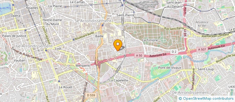 localisation de l'entreprise MONSIEUR OSMAN BENGHERNAOUT  MARSEILLE