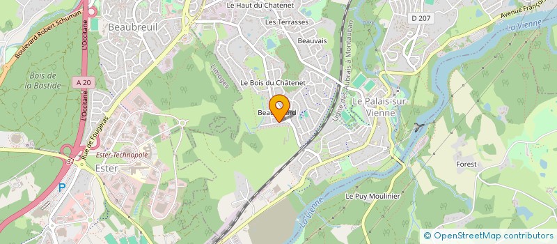 localisation de l'entreprise MONSIEUR OSMAN BOSTAN à LE PALAIS-SUR-VIENNE