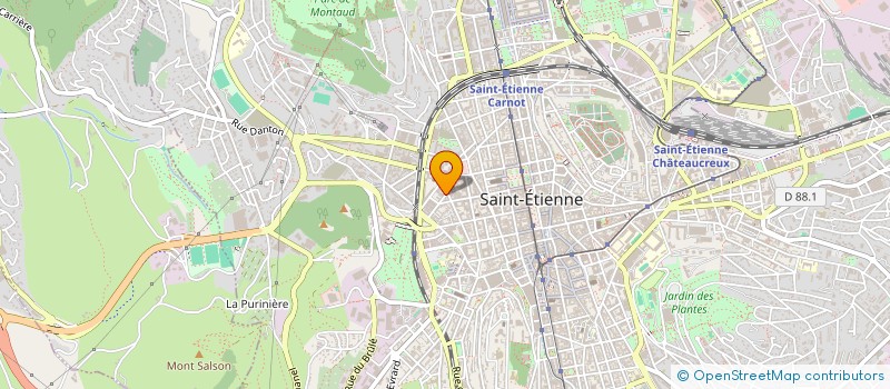 localisation de l'entreprise MONSIEUR OSMAN BOZBIYIK  SAINT-ETIENNE