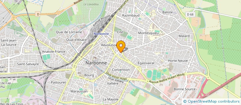 localisation de l'entreprise MONSIEUR OSMAN CABUK  NARBONNE