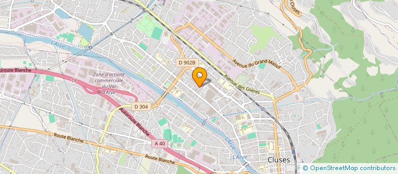 localisation de l'entreprise MONSIEUR OSMAN COSMAN  CLUSES