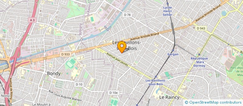 localisation de l'entreprise MONSIEUR OSMAN DADAS  LES PAVILLONS-SOUS-BOIS