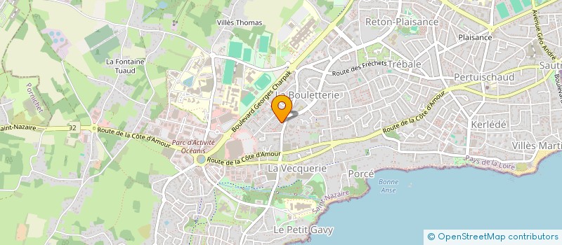 localisation de l'entreprise MONSIEUR OSMAN DIRSHE ALI  SAINT-NAZAIRE