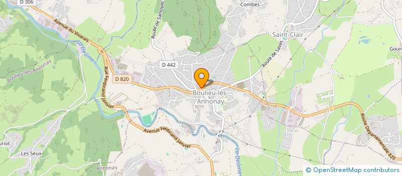 localisation de l'entreprise MONSIEUR OSMAN DOGANSOY  BOULIEU-LES-ANNONAY