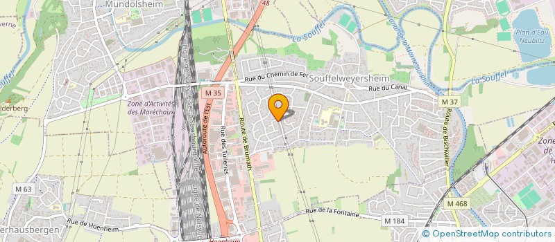 localisation de l'entreprise MONSIEUR OSMAN DURAN  SOUFFELWEYERSHEIM