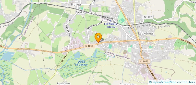 localisation de l'entreprise MONSIEUR OSMAN ERDOGAN  LES ABRETS EN DAUPHINE