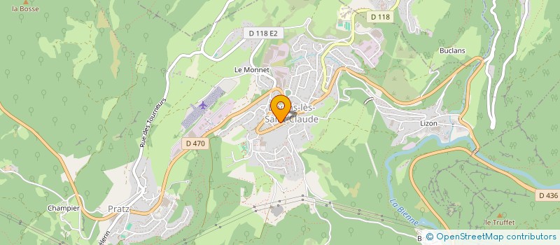 localisation de l'entreprise MONSIEUR OSMAN ESEN  LAVANS-LES-SAINT-CLAUDE