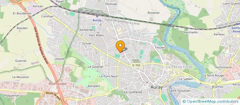 localisation de l'entreprise MONSIEUR OSMAN FIDAN à AURAY