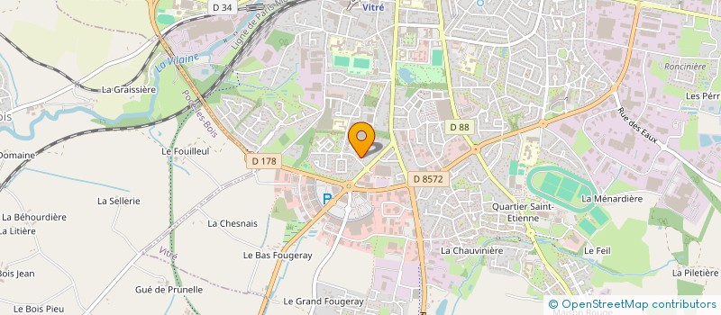 localisation de l'entreprise MONSIEUR OSMAN GHANI  VITRE