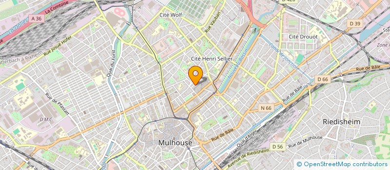 localisation de l'entreprise MONSIEUR OSMAN GOKALP  MULHOUSE