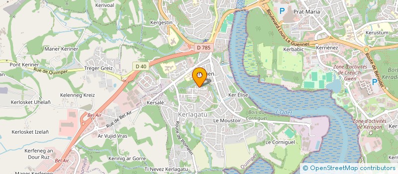 localisation de l'entreprise MONSIEUR OSMAN GURSOY  QUIMPER