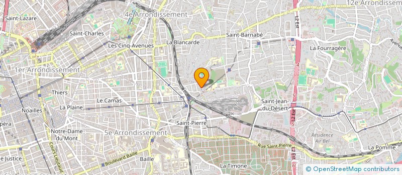 localisation de l'entreprise MONSIEUR OSMAN ISHAQ MOUSSA  MARSEILLE
