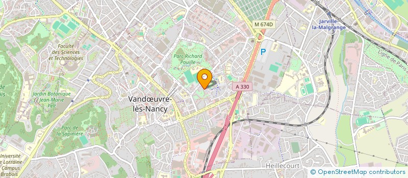 localisation de l'entreprise MONSIEUR OSMAN ISMAIL ABDALLAH  VANDUVRE-LES-NANCY