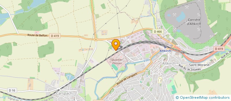 localisation de l'entreprise MONSIEUR OSMAN KANLIER  CARSPACH