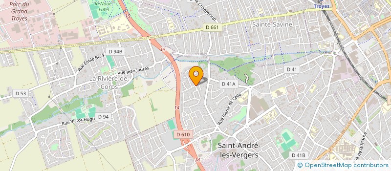 localisation de l'entreprise MONSIEUR OSMAN KARA  SAINT-ANDRE-LES-VERGERS