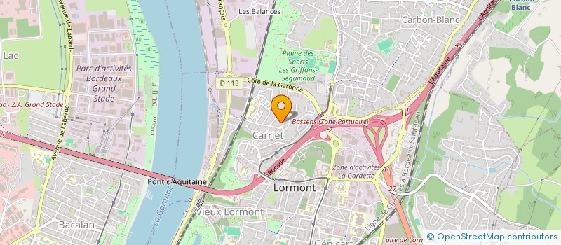 localisation de l'entreprise MONSIEUR OSMAN KARAGUR  LORMONT