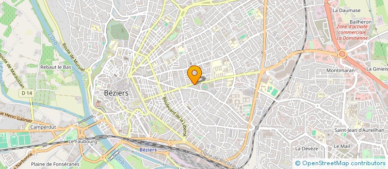 localisation de l'entreprise MONSIEUR OSMAN KOKLU  BEZIERS