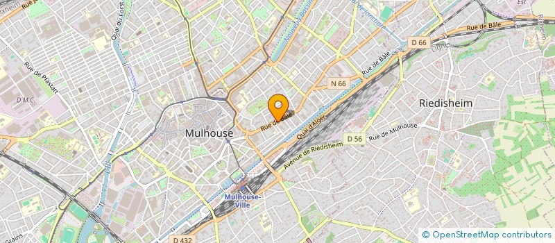 localisation de l'entreprise MONSIEUR OSMAN MIRA HAMA WAIS  MULHOUSE