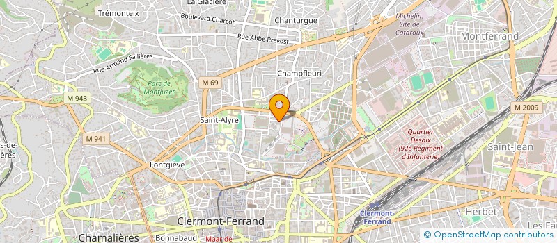 localisation de l'entreprise MONSIEUR OSMAN MOMAND DAWODZAI  CLERMONT-FERRAND