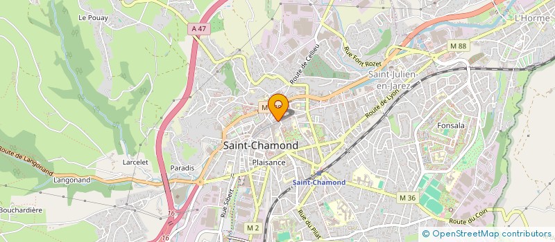 localisation de l'entreprise MONSIEUR OSMAN MURAT à SAINT-CHAMOND